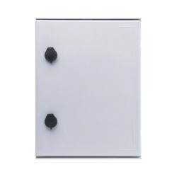 PRECISION PST-3040-20P Gabinete de Poliester IP65 Uso en Intemperie (300 x 400 x 200 mm) con Placa Trasera Interior de Plastico (Incluye Chapa y Llave).