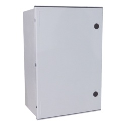 PRECISION PST-80100-30P Gabinete de Poliester IP55 Uso en Exterior (800 x 1000 x 300 mm) con Placa Trasera Interior de Plastico (Incluye Chapa y Llave).