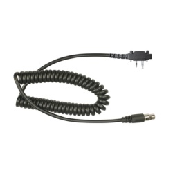 PRYME MC-EM30S Cable resistente al fuego (UL-914) para auricular HDS-EMB con atenuacion de ruido para radios Icom IC-2000/3003/3013/3021/3103/4003/4013/4021/4031/4103/4210/4230 IC-F14 IC-F1000/2000/S/