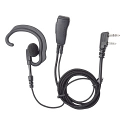 PRYME SPM-301-E-BF Microfono Audifono de Solapa Estilo Gancho / CABLE FIBRA TRENZADA KEVLAR ULTRA RESISTENTE Para KENWOOD Serie G/3230/2102G/2202L/2212L/2170/2360/2302/2312/2000/2402/NX220/NX240/TKD24