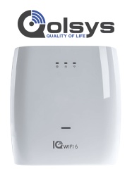 QOLSYS QLS4220001 QOLSYS IQ WIFI 6 - Router WiFi compatible con paneles Qolsys IQ4 y Hub Dual 2.4 GHZ / 5 GHZ