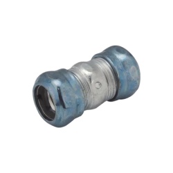 RACO HUB-2923RT Cople Compresion Hermetico de Acero Galvanizado para Pared Delgada de 3/4" .
