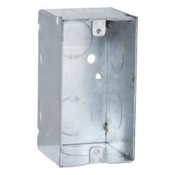 RACO HUB-674 Caja (Chalupa) 4x2"/ Profundidad 2-1/8"/ 8 Entradas de 3/4"/Soldada