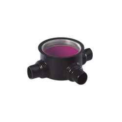 RAWELT GRT-0593-PC Caja para Areas Peligrosas con Tapa Tipo GRT de 1 1/4" (32 mm) con Recubrimiento de PVC e Interior de Uretano.
