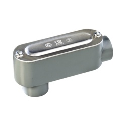RAWELT OLB-0298C Caja oval roscada tipo LB de 3" grande (76.2 mm) Incluye tapa y tornillos.