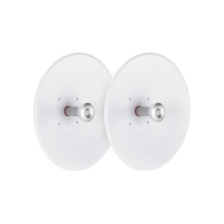 RF ELEMENTS UD-TP-27 Paquete de 2 antenas UltraDish de 27.5 dBi conector tipo Twistport y montaje innovador 5180 - 6775 MHz