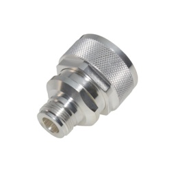 RF INDUSTRIES LTD RFD-1671-2 Adaptador en Linea de Conector DIN 7-16 Macho a N Hembra Plata/ Plata/ Teflon.