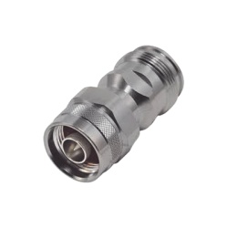 RF INDUSTRIES LTD RFD-43F-NM Adaptador en Linea de Conector 4.3-10 Hembra a N Macho Bronce Blanco/ Plata/ Teflon.