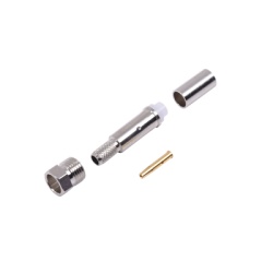 RF INDUSTRIES LTD RFE-6050-C Conector FME Hembra de Anillo Plegable para Cable RG-58/U Niquel/ Oro/ Teflon.