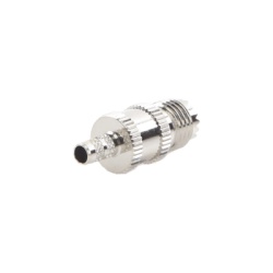 RF INDUSTRIES LTD RFU-601-1 Conector Mini UHF Hembra de Anillo Plegable en Cables RG-58/U RG-142/U Niquel/ Plata/ Delrin.