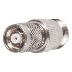 RF INDUSTRIES LTD RP-1234 Adaptador en Linea de Conector TNC Macho Inverso a N Hembra Niquel/ Oro/ Teflon.