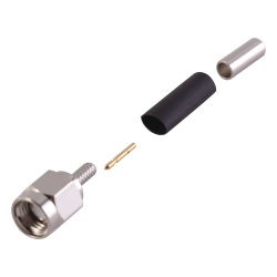 RF INDUSTRIES LTD RSA-3000-B Conector SMA Macho de anillo plegable para cable RG-174/U BELDEN 8216