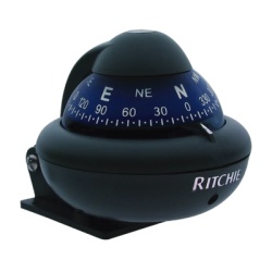 RITCHIE X-10-M Brujula serie Explorer en color gris con iluminacion nocturna color verde.