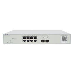 RUIJIE RG-NBS3300-8MG2XS-P Switch Multi-Gigabit PoE+ Capa 2 con 8 Puertos 2.5G PoE+ hasta 240W y 2 Uplink SFP+ 10G Administrable Cloud Disenado Para Access Points WiFi 6/7