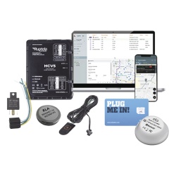 RUPTELA HCV5KITTEMP Kit de Localizador 4G LTE / Incluye MICROSIM30M2M + datos por 1 mes + 1 EPCOMGPSMENSUAL + 12RELAY + Boton SOS + BLUEPUCKRHT