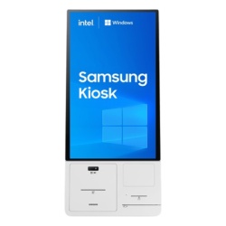 SAMSUNG ELECTRONICS KM24C-KIT Kit de Kiosco con Pantalla de 24" touch para punto de venta / Sistema Operativo Windows IoT / incluye impresora termica en el Dockable CYKM24CPXZA / compatible con termin