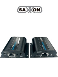 SAXXON SXN0570017 SAXXON LKV372PRO-4.0 - Kit extensor de video HDMI/ Resolucion 4K/ CAT 6/ 6A Cobre / PoC/ Hasta 50 metros/ Loop HDMI en transmisor/ Transmisor IR/ Plug and play/ Solo se Energiza el T