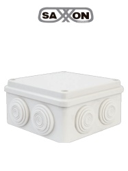 SAXXON SXN1630011 SAXXON SXWD015-7 - Caja de conexiones con 7 entradas / PVC libre de halogenos / Compatible con camaras Bulet y Domo / Dimensiones internas 150 x 150 x 70 mm (Ancho x Alto x Fondo)