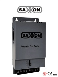 SAXXON SXN2280003 SAXXON ENERGIA PSU1205A - Fuente de poder Regulable Metalica/ Conexion de Hasta 4 Canales/ Voltaje de Ajuste 12V 13V o 15V cc/ Salida de Hasta 5 Amp en los 4 Canales/ Instalacion en