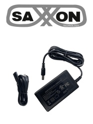SAXXON SXN2290009 SAXXON SW00120200S10 - Fuente de Poder Regulada / Alimentacion 12 Vcc 2 Amper / Conector Macho / Voltaje de Entrada: 100-240V / Ideal para Camaras de CCTV Controles de Acceso y Asi