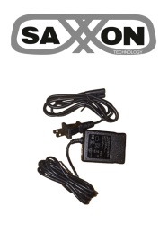 SAXXON SXN2290022 SAXXON SW00120100S10 - Fuente de Poder Regulada / 12V CC 1 Amper / Conector Macho / Voltaje de entrada: 100-240V / Ideal para Camaras de CCTV Controles de Acceso y Asistencia / Ca