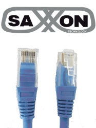 SAXXON TCE119010 SAXXON P5E1UA - Cable patch cord UTP 1 metro / CAT 5E / Color azul