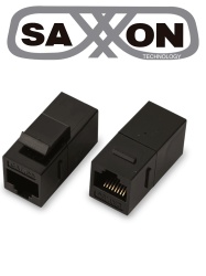 SAXXON TCE442019 SAXXON M225 - Cople RJ45 / RJ45 Hembra a RJ45 hembra / CAT 5E / Color negro