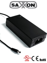 SAXXON TVN083034 SAXXON PSU1205D - Fuente de Poder Regulada de 12 Vcc a 5 Amperes/ Ideal para Equipos de Alto Consumo de Corriente/ Para Usos Multiples: Sistemas de CCTV Acceso Asistencia etc/ Cert