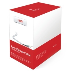 SFIRE SF2206/500 Cable de Cobre Industrial 6 conductores calibre 22 de color blanco para aplicaciones de alarmas / Control de acceso / Automatizacion / Intercoms y TV porteros Bobina de 152.5 Metros.