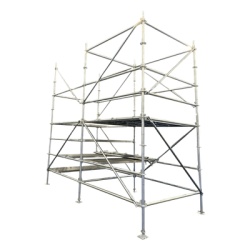 SHINESTAGE SH-EM-2X4X6 Andamio | Sistema Modular de Estructura Metalica | Hasta 6 Metros de Altura