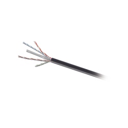 SIEMON 9C6O4-E2-01-R1A Bobina de Cable UTP de 4 Pares Para Exterior con Gel Cat6 (23 AWG) Industrial para Climas Extremos Enterrado Directo Color Negro 305 Metros (1000 Pies)
