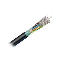 SIEMON 9PF5C012G-T501A Cable de Fibra Optica 12 hilos OSP (Planta Externa) Armada Gel HDPE (Polietileno de alta densidad) Multimodo OM4 50/125 Optimizada 1 Metro