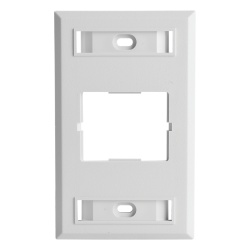 SIEMON CT2-FP-02 Placa de Pared CT Para un Acoplador Color Blanco