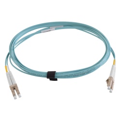 SIEMON FJ2-LCLC5L-03AQ Jumper de Fibra Optica Multimodo 50/125 XGLO OM3 LC-LC Duplex OFNR Color Aqua 3 Metros (9.84 Pies)