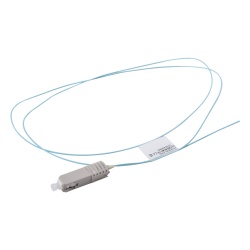 SIEMON FP1B-SC5L-01AQ Pigtail de Fibra Optica SC Simplex Multimodo OM3 XGLO 50/125 OFNR Color Aqua 1 Metro (3.28 Pies)