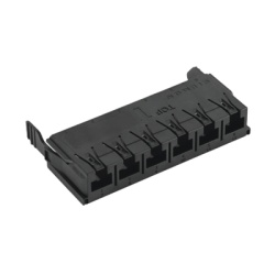 SIEMON LVCA-06-UA Copper Adapter Plate Lightverse Combo Empty UTP 6 Port Black