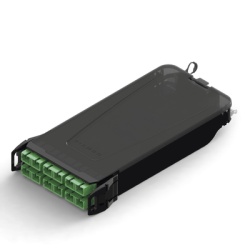 SIEMON LVS12-SCAALAB1A Cassette para Empalme (Fusion) LightVerse Hasta 12 Fibras Conectores SC/APC Shuttered para Fibra Monomodo 900um 1 Metro (3.28 Pies)