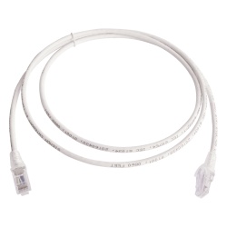 SIEMON MC6-05-02B Patch Cord MC6 Modular Cat6 UTP CM/LS0H 1.52 Metros (5 Pies) Color Blanco Version Bulk (Sin Empaque Individual)