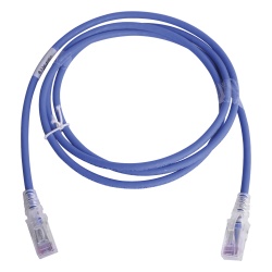 SIEMON MC6-05-06B Patch Cord MC6 Modular Cat6 UTP CM/LS0H 1.52 Metros (5 Pies) Color Azul Version Bulk (Sin Empaque Individual)