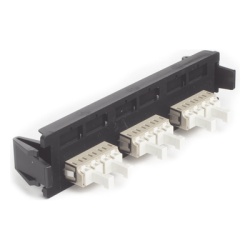 SIEMON RIC-F-LC12-01C Placa Acopladora de Fibra Optica Quick-Pack Con 3 Conectores LC Quad (12 Fibras) Para Fibra Multimodo Beige - Img 3