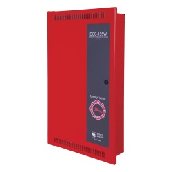 SILENT KNIGHT BY HONEYWELL ECS125W Amplificador Inteligente de 125 Watts para Sistema de Evacuacion por Voz con Fuente de Alimentacion y Respaldo de Bateria