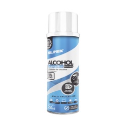 SILIMEX ALCOHOLS Alcohol Isopropilico en Aerosol para limpieza de equipos de video fibra optica computo y equipo telefonico 250 ml