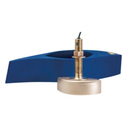 SIMRAD 000-13964-001 Sensor de Profundidad y Temperatura B258 / 1 kW RMS / Frecuencias Duales 50-200 kHz / Rango de Profundidad 500 m / Bronce / Instalacion Thru-Hull / Compatible con Ecosonda BSM-1