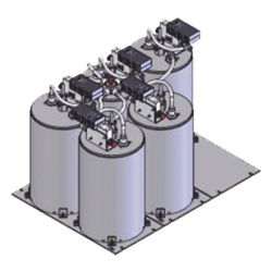 SINCLAIR TN3216-R4 Combinador SINCLAIR 6 Canales 430-470 MHz Montaje en Rack 19" 100 kHz 125 Watt N Hembras.