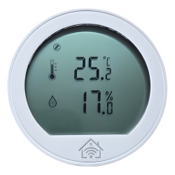 SMARTHOME BY EPCOM SHTHZ101 (ZigBee) Sensor de temperatura y humedad con pantalla de consulta inalambrico ZigBee