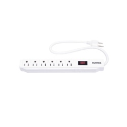 SURTEK SYS-136221 Multicontacto con Supresor de Picos 450 Joules Voltaje de Entrada: 127 Vca NEMA 5-15P Con 6 Salidas NEMA 5-15R.