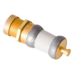 Syscom 5502 Capacitor Variable de Aire 1-20 pF para Reemplazo en el Ajuste del Rechazo de Banda en Duplexers VHF (L=12 44 mm).