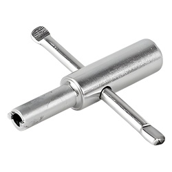 Syscom HER-4 Llave de tubo para desatornillar opresores de radios portatiles digitales KENWOOD.