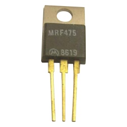 Syscom MRF475 Transistor NPN de Potencia RF Silicio de 30 MHz 13.6 Vcc 4.0 Amp. 10 Watt TO-220AB.