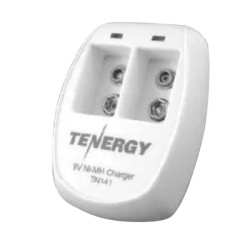 SYSCOM PARTS TN141 Cargador de Baterías / 2 Bahías / Ni-MH 9V / Corte Automático 5 h / Entrada 100-240V AC / Indicadores LED